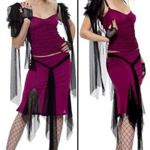 Lip Service Dizzy Disko Sex Trash Skirt L